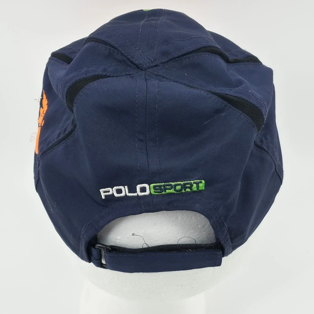 Polo Sport Ralph Lauren Kids US Open 2016 Tennis Hat Navy Blue Orange 2T-4T